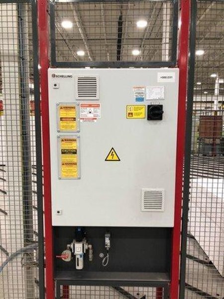 Turnkey CNC Router and Panel Saw System – C.R. Onsrud 146M12CAP + Schelling VS12 + Gorbel Crane