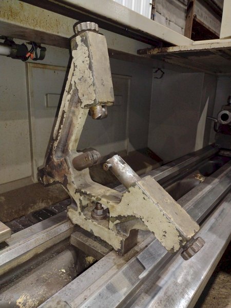 20" X 80" NARDINI MODEL LOGIC 250G CNC FLAT BED LATHE TURNING CENTER, 3.125" HOLE: STOCK #19739