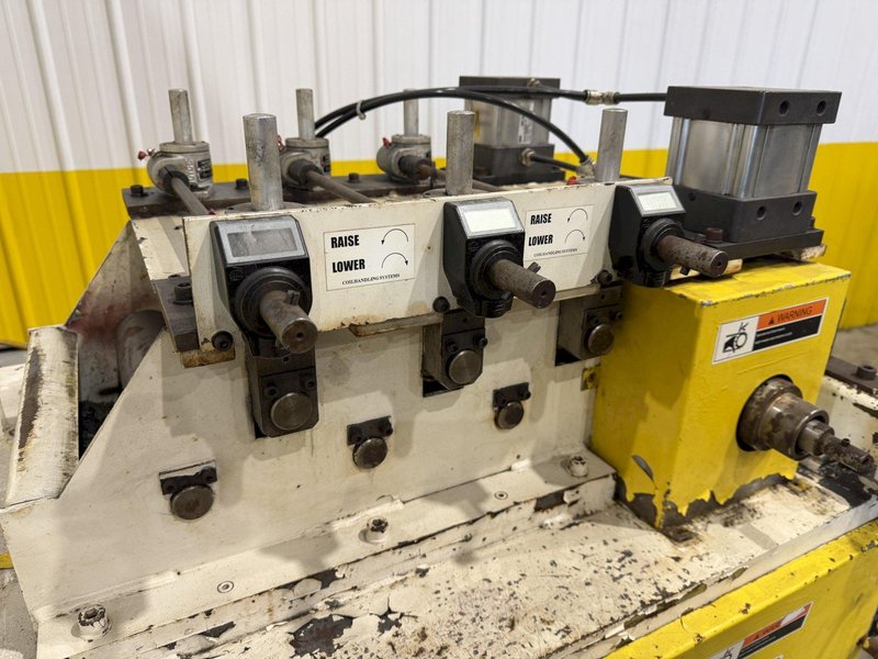 12" WIDE x .156" CHS MODEL #PTS-300-7-12 7 ROLL COIL STRAIGHTER - PULL THROUGH: YOBRO #24163