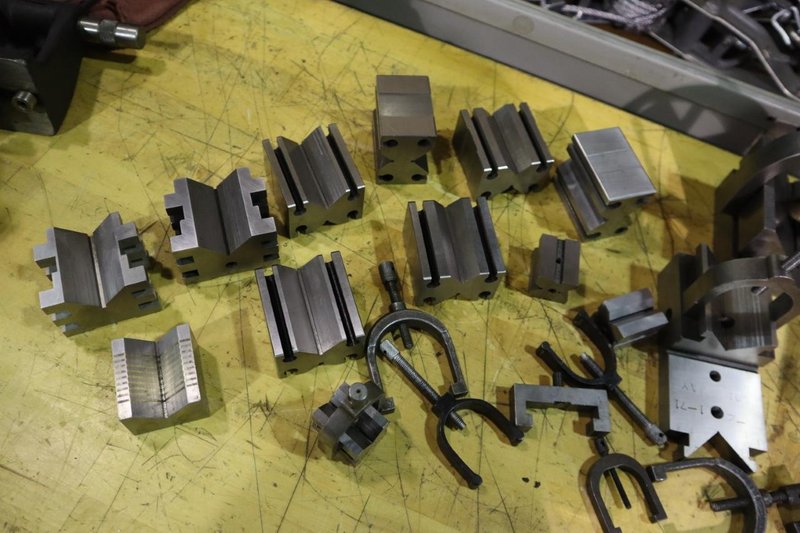 Vee-Blocks and Clamps, Assorted- Auction Item