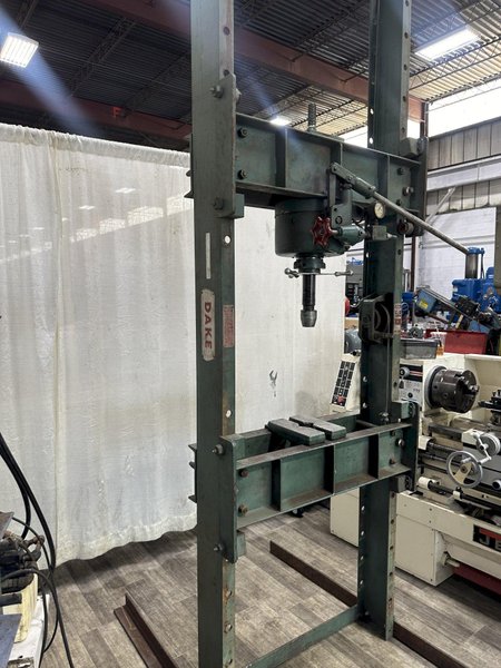 50 TON DAKE  HYDRAULIC HYDRAULIC H FRAME PRESS: STOCK #78550