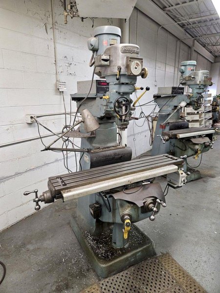 SERIES 1 BRIDGEPORT VERTICAL MILL. STOCK # 1214925