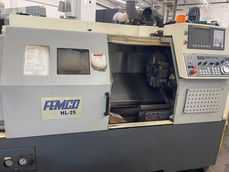2008 FEMCO HL-25 CNC LATHE