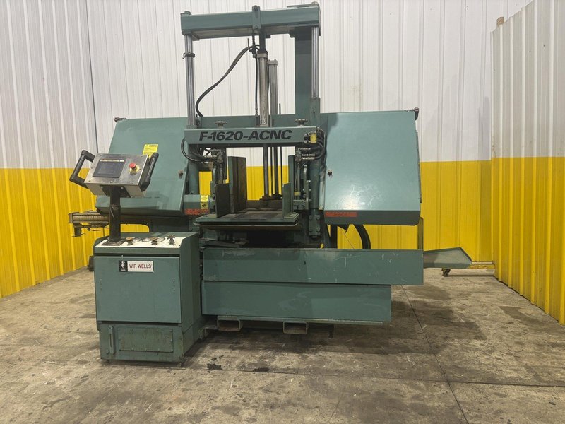 16" x 20" W.F. WELLS (NEW 2023) MODEL F-1620-A CNC AUTOMATIC HORIZONTAL BANDSAW W/ BUNDLING: STOCK #22088
