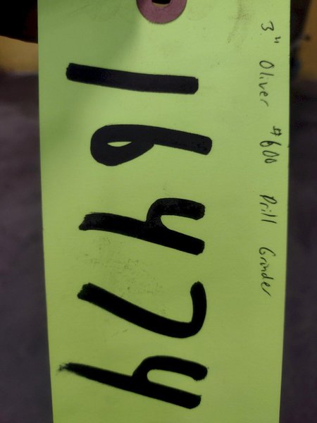 3" OLIVER ADRIAN MODEL #600 "AIRDRAULIC" AUTO INFEED DRILL GRINDER / SHARPENER: STOCK #16474