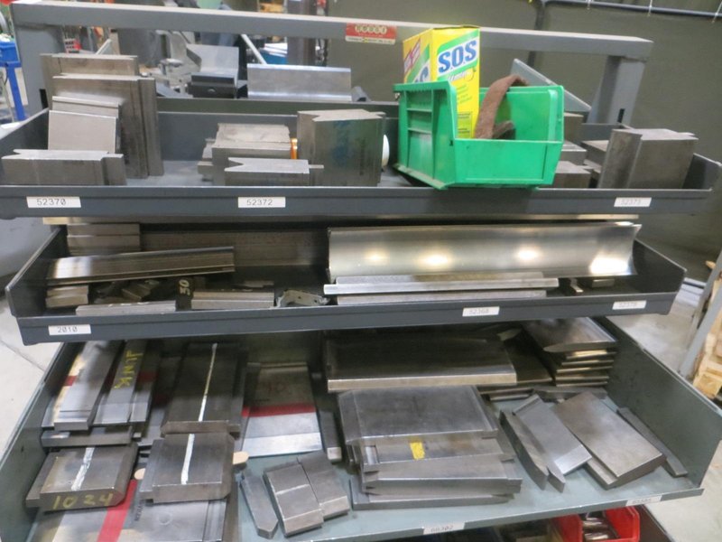 Heavy Duty Storage w (11) Adjustable Shelves w Contents of Dies and MORE!- Auction Item