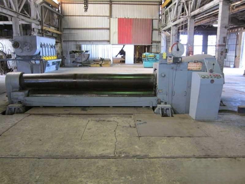 12' X 1-1/8" BERTSCH MODEL #18 INITIAL PINCH PLATE ROLL. STOCK # 0328526