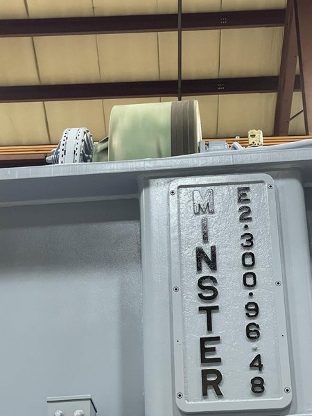 300 ton Minster E2-300-96-48 Hevi-stamper, Mechanical Metal Stamping Press, Year New 1983, Rebuilt