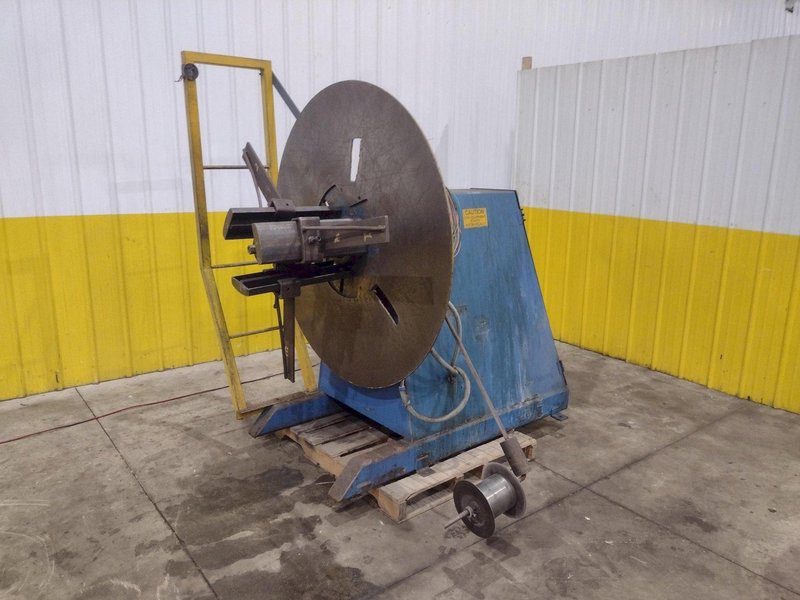 6,000 X 12" COLT MODEL #CR-60-12 MOTORIZED COIL REEL UNCOILER : YOBRO #24603