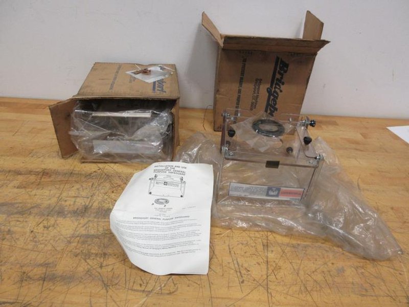 Bridgeport General Purpose Plastic Safety Guards (3 Units),  ***All New Unused***- Auction Item