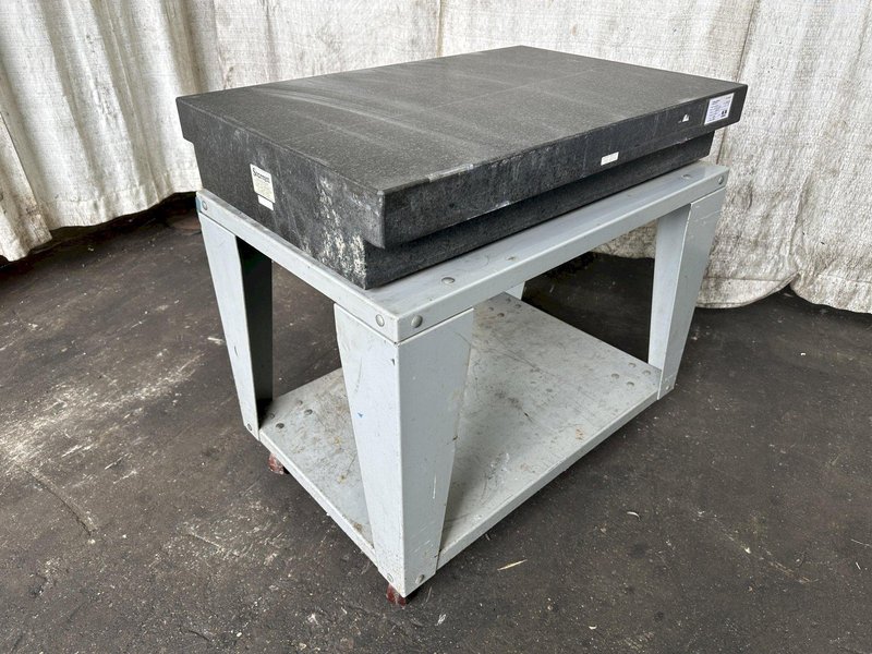 24&quot; X 36&quot; STARRETT GRADE AA GRANITE PLATE: STOCK #77068