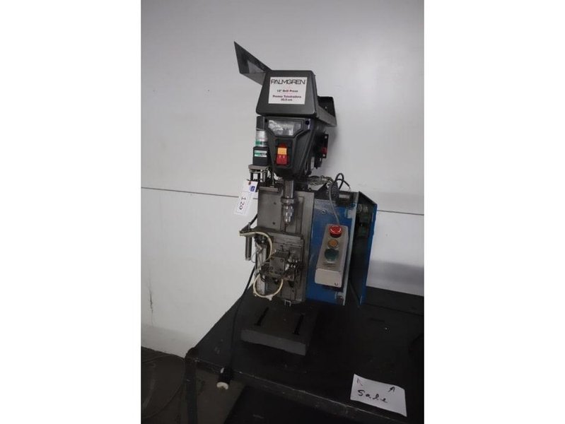 1/3 HP PALMGREN MODEL #150A BENCH TOP DRILL PRESS, 120 VOLT: YOBRO #25814