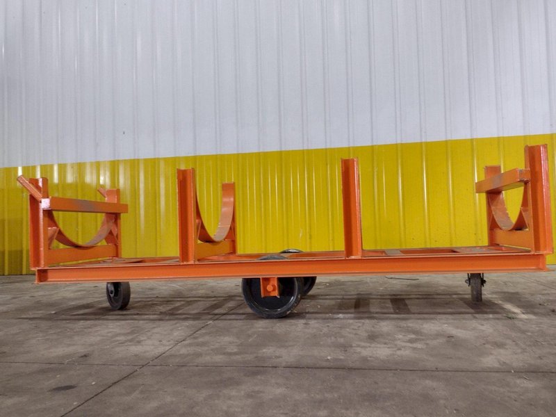 (2) 84&quot; X 28&quot; HEAVY DUTY PIPE TOW CARTS: STOCK #23689