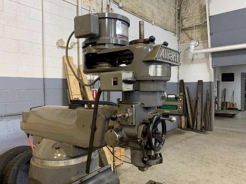 Alliant Model RT-2S Step Pulley Vertical Milling Machine