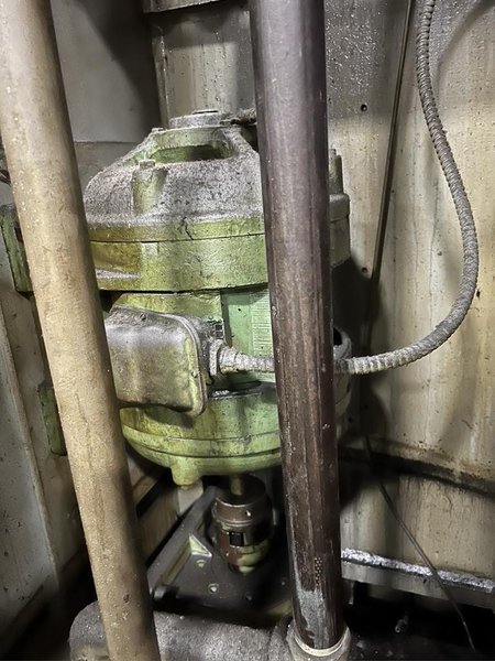 25 TON DENISON HYDRAULIC C-FRAME PRESS.