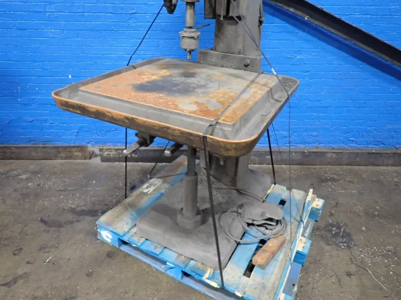 EDLUND MACHINERY CO. 26" X 26" DRILL PRESS  -  2F1S