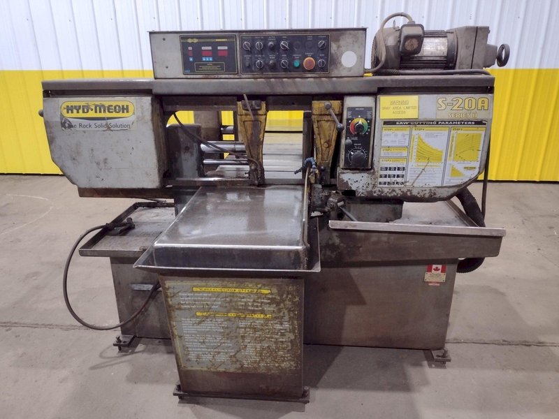 13" x 18" HYD-MECH MODEL #S20A SWIVEL AUTOMATIC HORIZONTAL BANDSAW STOCK # 3661