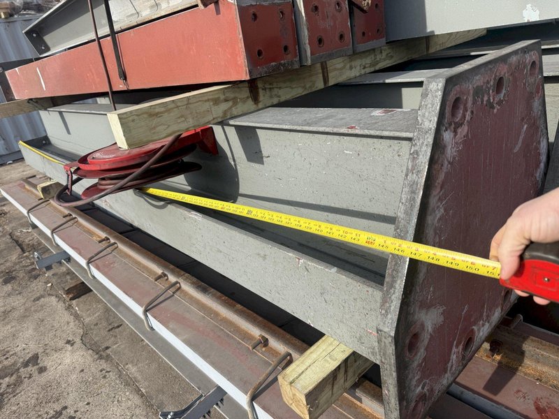 7.5 TON x 48'-9'' x KONE CRANES FREE STANDING CRANE SYSTEM, COMPLETE WITH 140' RUNWAY BEAMS AND UPRIGHTS: YOBRO #24534