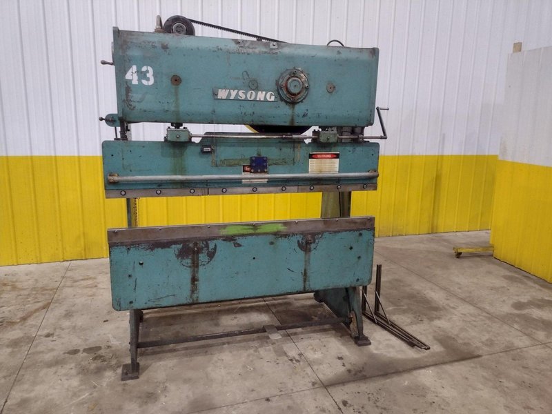 25 TON X 6&#039; WYSONG MODEL #2572 MECHANICAL PRESS BRAKE: STOCK #23464