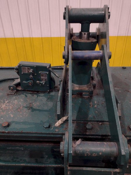 24" X 36" X 96" LONG AMERICAN MODEL #10447 HYDRAULIC HORIZONTAL BALER: YOBRO #24745