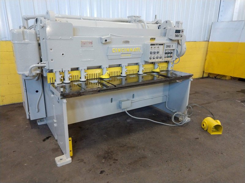 6&#039; X 10 GA CINCINNATI MODEL 1006-R POWER SQUARING SHEAR: STOCK #10613