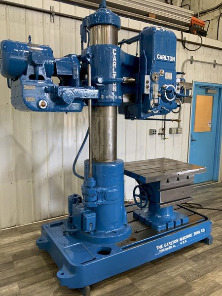 3' X 11" CARLTON RADIAL DRILL : STOCK #81263