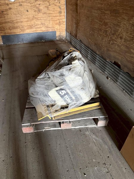 5 TON X 16' SPAN ABELL-HOWE JIB CRANE WITH MOTORIZED COFFING HOIST. STOCK # 0980026
