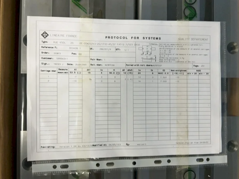 INA LINEAR GUIDE