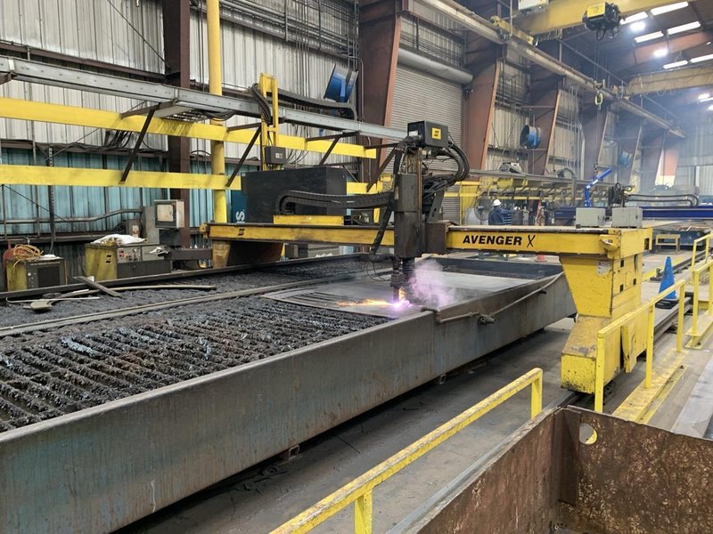 10′ x 20′ ESAB Avenger X-5000 Plasma Table, 2015 – Plasmarc 601