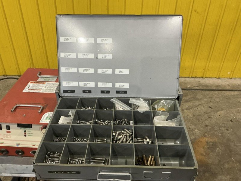 3/8" PRO-WELD MODEL #CD-512 STUD WELDER &amp; QUANTITY OF STUDS &amp; TOOLING: STOCK #22325