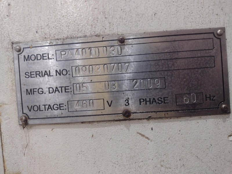 40" X 120" WILLIS MODEL #PA4010030 HOLLOW SPINDLE ENGINE LATHE, 10" HOLE, MAMMOTH SERIES, NEW 2009: STOCK #22267