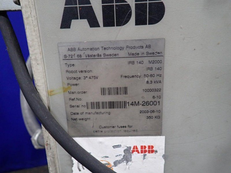 ABB ROBOT  -  IRB 140 M2000