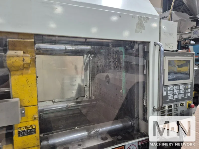 250 TON 30 OZ TOSHIBA MODEL ISG250NV10-19A INJECTION MOLDING MACHINE MFG 1999