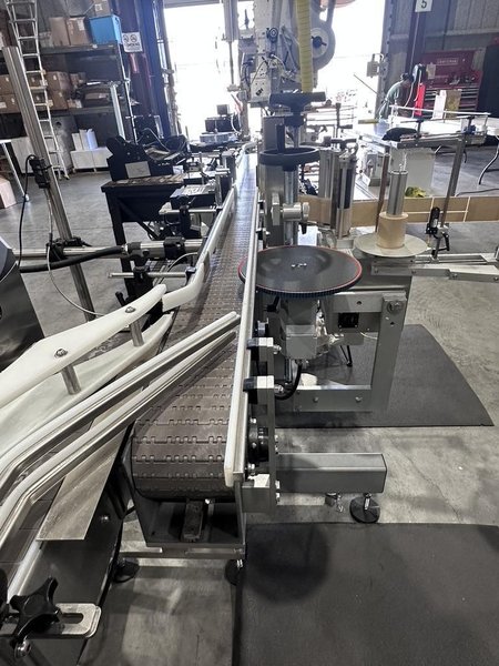 Inline Filling Systems Complete Used Bottling &amp; Labeling Line for Spirits (GNS 80 Proof Vodka) – Labeler, Filler, Capper, Conveyor, Heat Tunnel, Turntables &amp; More – C1D2 Hazardous Location Rated, 2024