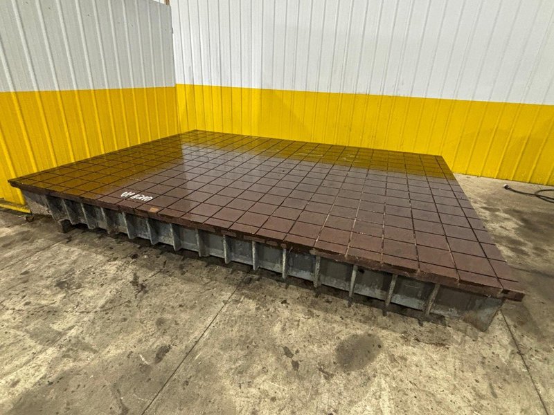 118" X 158" X 15" PORTAGE GRID TYPE LAYOUT SURFACE TABLE: STOCK #11240