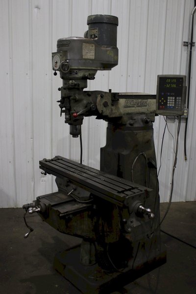1-1/2 HP BRIDGEPORT RAM TYPE VERTICAL MILL:  STOCK #76551