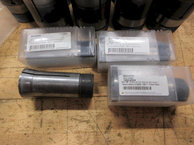Hardinge Assorted 5C &amp; 3J Collets- Auction Item