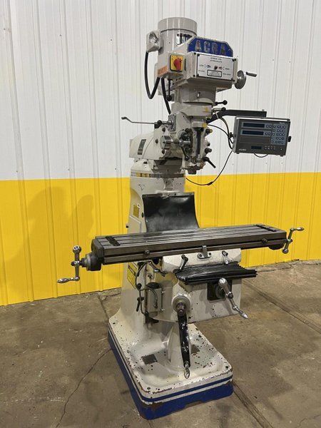 2 HP ACRA MODEL #AM-2V VERTICAL KNEE MILL: STOCK #18827