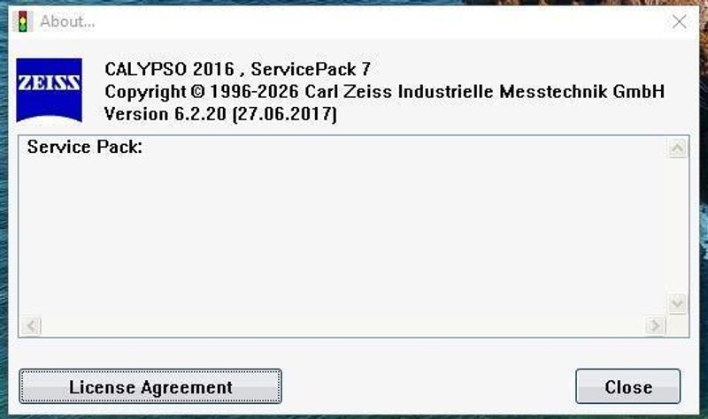 Zeiss Eclipse 2840 Series CMM, 2016 – Calypso Software, Curve, Vast XXT Scanning Probe