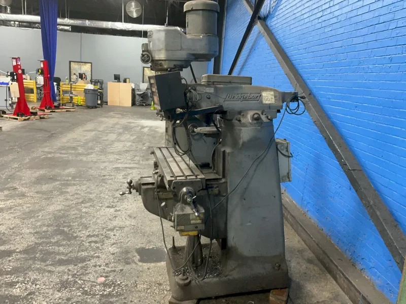 BRIDGEPORT 9” X 42” VERTICAL MILL