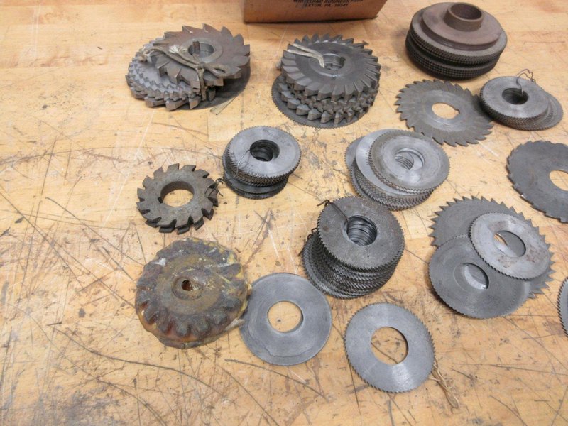 HSS Slitting Saws Mostly 1" Arbor &amp; Some 1.5", Many Dozens- Auction Item