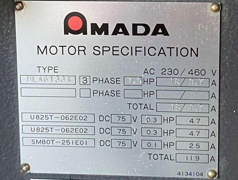 Amada RG-80 CNC Press Brake