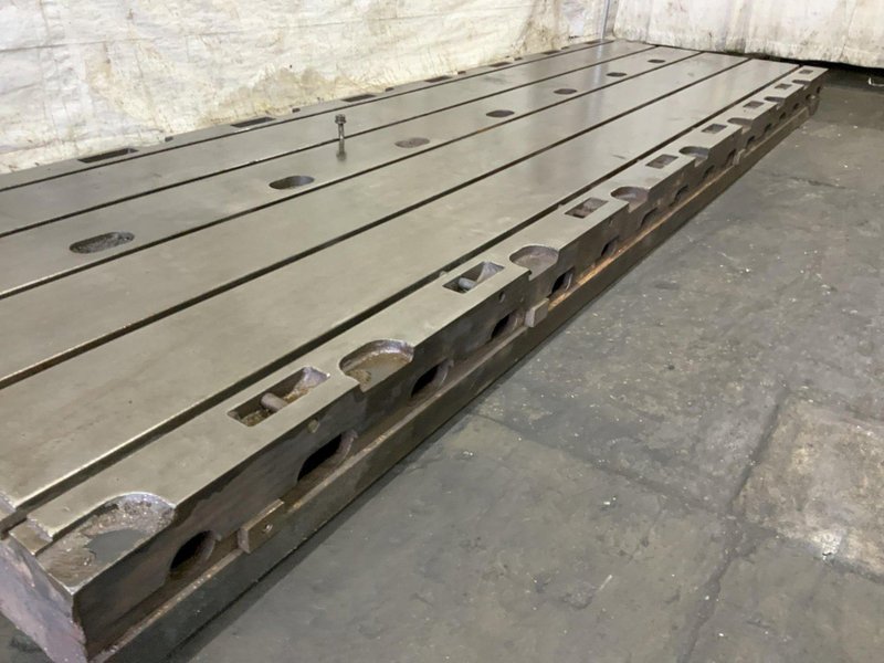192" X 60" T-SLOTTED FLOOR PLATE: STOCK #81415