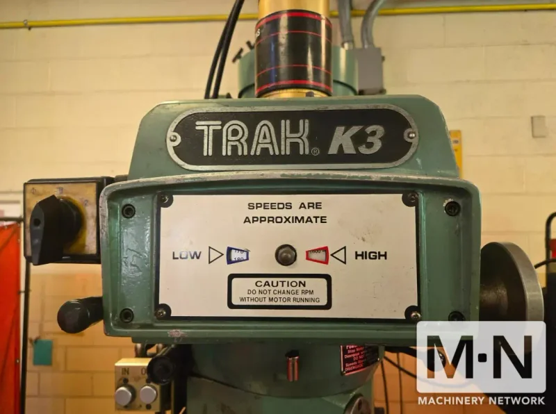 Trak K3 CNC Knee Mill w/ Prototrak SMX Dro/Controller, Powerfeed