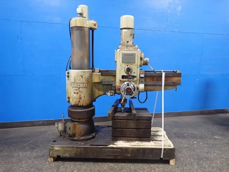 YOSHIDA 12” X 4 1/2’ RADIAL DRILL PRESS  -  YR5-130