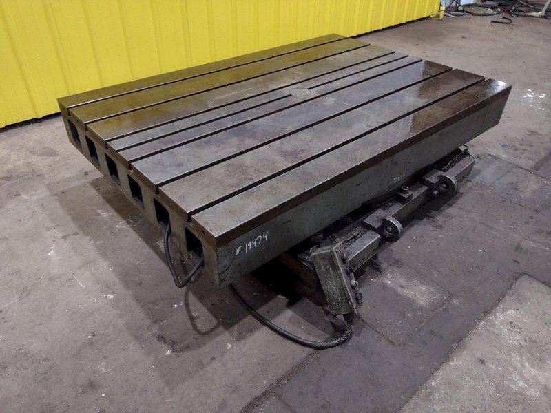 48&quot; X 72&quot; T-SLOTTED POWERED ROTARY TABLE: STOCK #19474