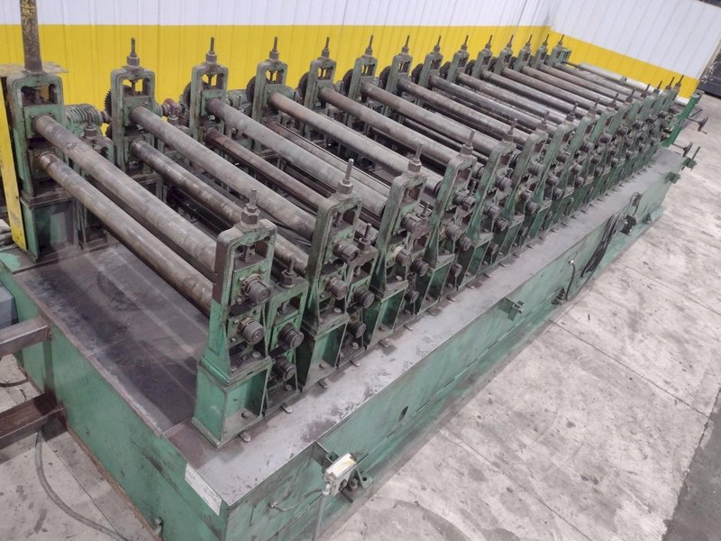 14 STAND X 3.5&quot; X 50&quot; ASC DOUBLE DECK DUAL HEIGHT PANEL ROLLFORMER: STOCK #14732