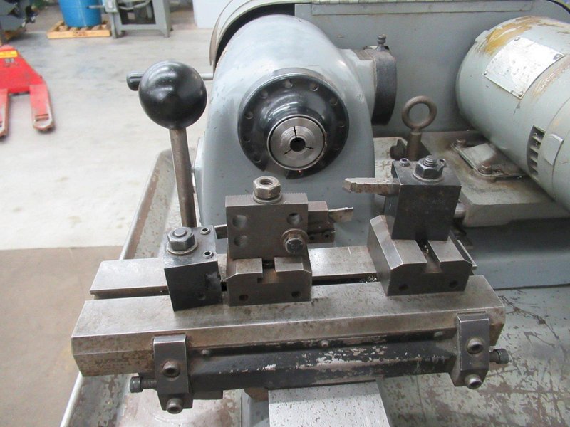 Hardinge HSL-5C Speed Lathe, Production Cross Slide, Lever Collet Closer, Metal Base