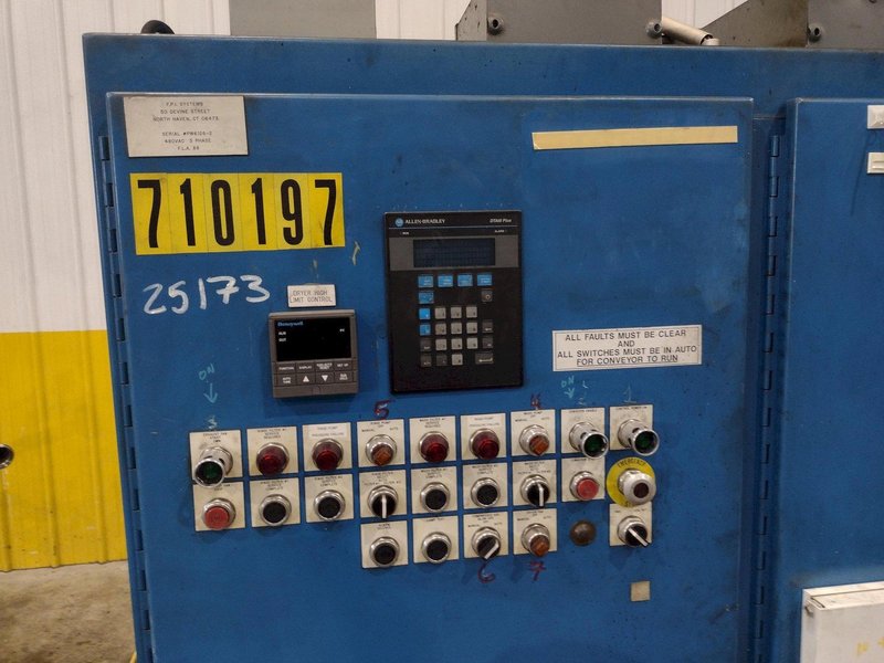 24" WIDE FPI SYSTEMS MODEL #CBW-24 STAINLESS STEEL CONVEYOR TYPER PASS-THROUGH PARTS WASHER: YOBRO #25173