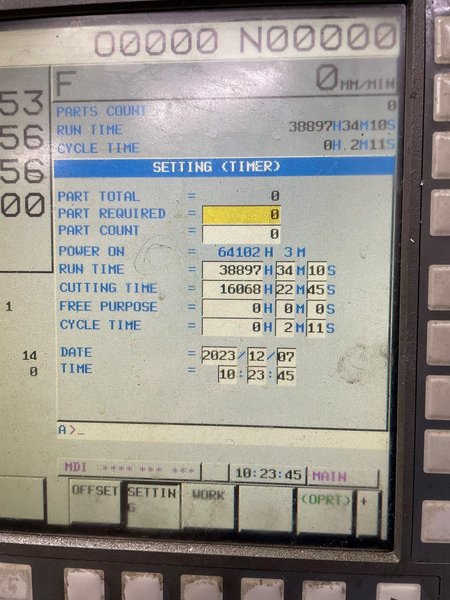 Doosan HP-5100 Horizontal Machining Center, 2013 – Coolant Through Spindle, 170 Tool ATC